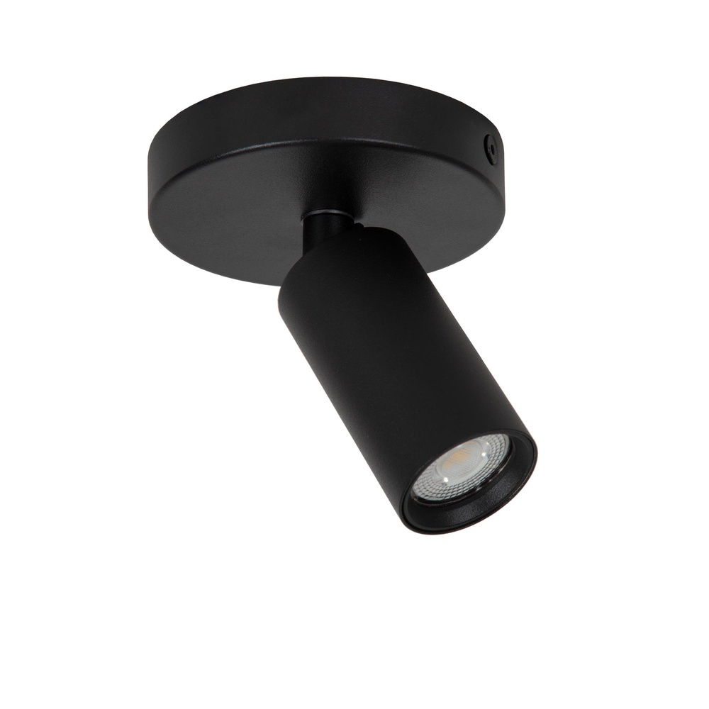 Lucide PlafondspotRitmo mini GU10 zwart - 09942/01/30